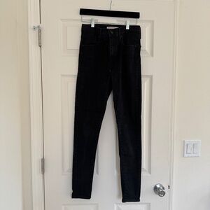 Levi's Mile High Super Skinny Jeans Black Women's Size 29